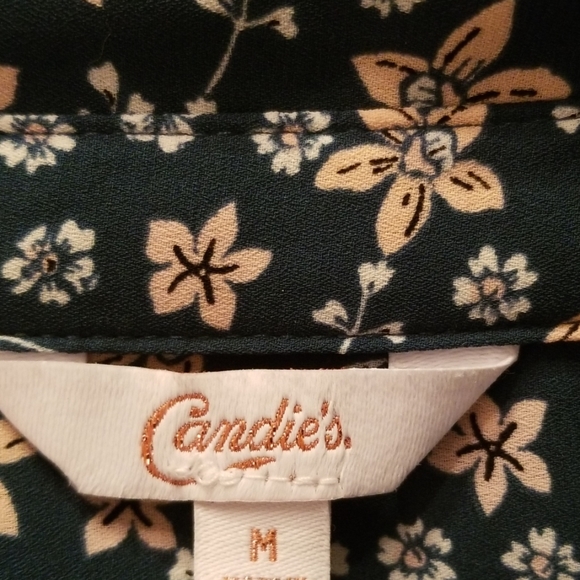 Candies Long Sleeve High Low Dress Blouse - Picture 5 of 7